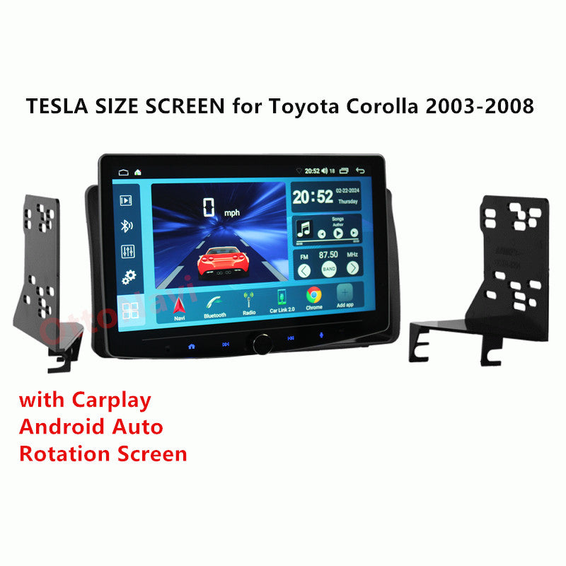 tesla screen for toyota corolla 2015